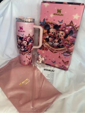 Limited Edition Stanley Minnie & Mickey 'I Love You Mommy' 40oz Tumbler